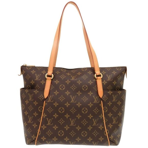 LOUIS VUITTON Brown Monogram Tote Bag - Picture 1 of 9